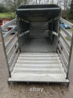 Graham Edwards 14ft Twin Axle Cattle Trailer. Tractor Loader Sheep Spreader JCB