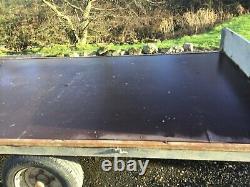 Graham Edwards Twin Axle Flat Bed Trailer 14 x 66 with Loading Ramps
