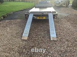 Graham Edwards Twin Axle Flat Bed Trailer 14 x 66 with Loading Ramps