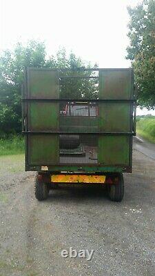 Griffiths 7 ton twin axle silage/grain trailer