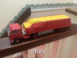 HEAVY HAULAGE 4x2 VOLVO F88 TWIN AXLE SHEETED TRAILER B. R. S. 150 SCALE CODE 3