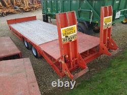 HERBST 24ft Twin Axle 15 tonne carry LowLoader Plant Trailer
