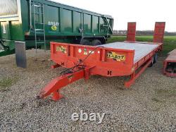 HERBST 24ft Twin Axle 15 tonne carry LowLoader Plant Trailer