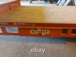 HERBST Low Loader 20ft 16 Tonne Twin Axle Beavertail Plant Trailer, 13 Tonne