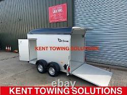 HIRE THIS TRAILER Debon C500 Twin Axle Box Trailer + Door + Ramp FROM £30/DAY