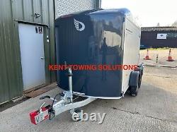 HIRE THIS TRAILER Debon C500 Twin Axle Box Trailer + Door + Ramp FROM £30/DAY