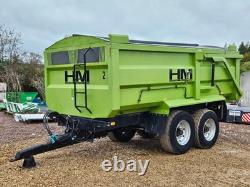 HM 12 Tonne 1213 Model, Twin Axle Grain Trailer Hyd Door and Rollover sheet