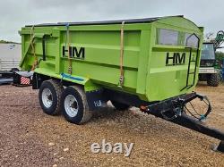 HM 12 Tonne 1213 Model, Twin Axle Grain Trailer Hyd Door and Rollover sheet