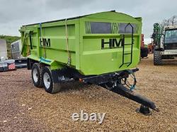HM 12 Tonne 1213 Model, Twin Axle Grain Trailer Hyd Door and Rollover sheet