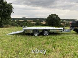 HM-D PLANT TRAILER TWIN AXLE 3500 KG GVW. SPARE WHEEL. NEW digger dumper