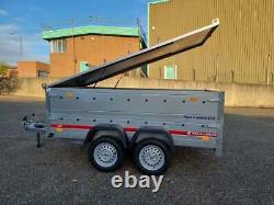 Hard Top Box Car Trailer 8'7 x 4'1 750 kg with Extra Sides