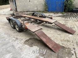 Harvey Frost Car Trailer Twin Axle Vintage 1960's Race Car Trailer