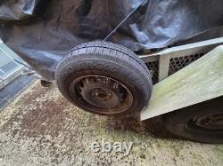 Heavy Duty Twin Axle Galvanised Utility Trailer Mesh Ramp