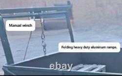 Heavy Duty Twin Axle Trailer Ideal for Landscaping or Tiny House DIY Chassis