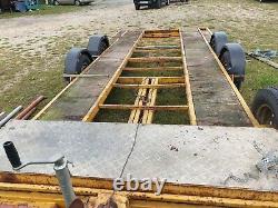 Heavy duty 3.5 ton twin axle car trailer