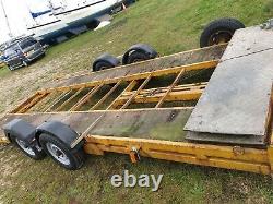 Heavy duty 3.5 ton twin axle car trailer