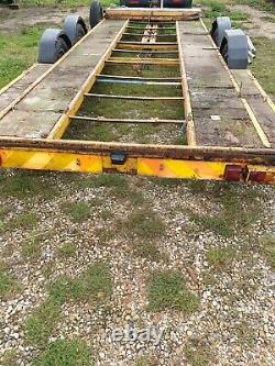 Heavy duty 3.5 ton twin axle car trailer