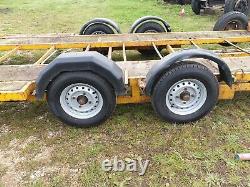 Heavy duty 3.5 ton twin axle car trailer