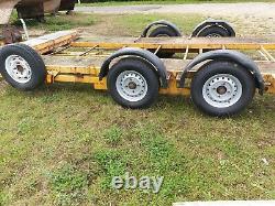 Heavy duty 3.5 ton twin axle car trailer