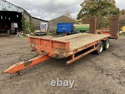 Herbst 16 Ton 20FT Twin Axle Low Loader Trailer For Tractor PLUS VAT