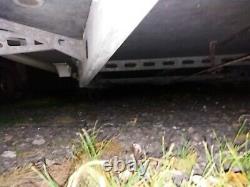 Hobby caravan trailer chassis spare or for storage. TWIN AXLE CARAVAN