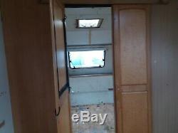 Hobby caravan trailer chassis spare or for storage. TWIN AXLE CARAVAN