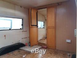 Hobby caravan trailer chassis spare or for storage. TWIN AXLE CARAVAN