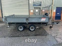 Hudson Tipping Trailer Tipper 10 x 5 ft 6 with 8ft Ramps LED Like Ifor Williams