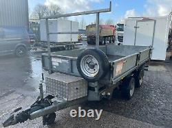 Hudson Tipping Trailer Tipper 10 x 5 ft 6 with 8ft Ramps LED Like Ifor Williams