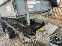 Hudson Tipping Trailer Tipper 10 x 5 ft 6 with 8ft Ramps LED Like Ifor Williams