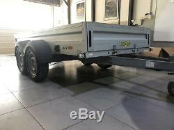 Humbaur Twin Axle Braked Aluminium Open Trailer German Made Barely Used