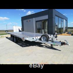 Hydraulic Tilt Bed Trailer 4,5m x 2,1m Twin Axle 2700KG Car Transporter