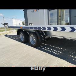 Hydraulic Tilt Bed Trailer 4,5m x 2,1m Twin Axle 2700KG Car Transporter