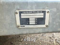 I for willams box trailer twin axle 2.5ton