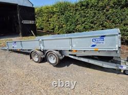 IFOR WILLIAMS CT166G 3500KG Twin Axle Tiltbed Car Transporter Trailer
