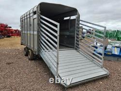 IFOR WILLIAMS DP120S-12 Livestock Trailer, 12ft, Twin Axle with Sheep Decks