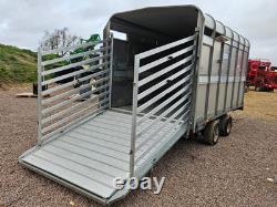 IFOR WILLIAMS DP120S-12 Livestock Trailer, 12ft, Twin Axle with Sheep Decks