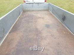 IFOR WILLIAMS GD105 TWIN AXLE REAR RAMP TRAILER Very good condition 10x5ft