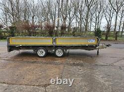 IFOR WILLIAMS LM146G TRAILER Twin Axle Removable Sides Good Condition