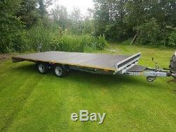 INDESPENSION TWIN AXLE CAR TRAILER FLAT BED TRAILER 16ft (Ifor Williams James)