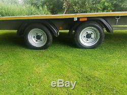 INDESPENSION TWIN AXLE CAR TRAILER FLAT BED TRAILER 16ft (Ifor Williams James)