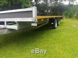 INDESPENSION TWIN AXLE CAR TRAILER FLAT BED TRAILER 16ft (Ifor Williams James)