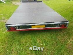 INDESPENSION TWIN AXLE CAR TRAILER FLAT BED TRAILER 16ft (Ifor Williams James)