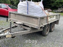 INDESPENSION TWIN AXLE TRAILER 2700kg WITH RAMPS 8ft X 5ft