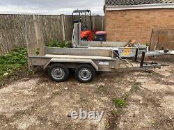 INDESPENSION modified TWIN AXLE PLANT TRAILER 8FT X 4FT