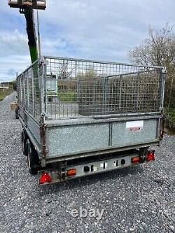 Ifor Williams 12ft x 6ft twin axle tipper cage trailer