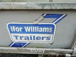 Ifor Williams 2 axle car transporter trailer with ramps