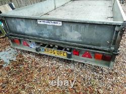 Ifor Williams 2 axle car transporter trailer with ramps