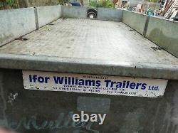 Ifor Williams 2 axle car transporter trailer with ramps