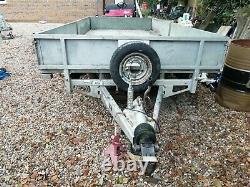 Ifor Williams 2 axle car transporter trailer with ramps